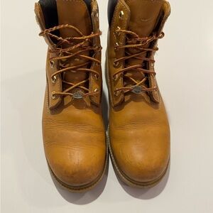 Timberland Brown/Wheat Leather Boots Women’s